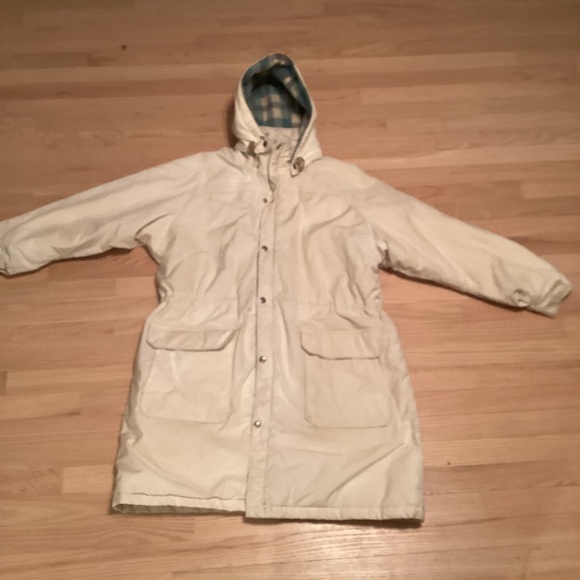 vintage L.L.Bean barn coat Hooded with sherpa lining XL - Picture 1 of 9